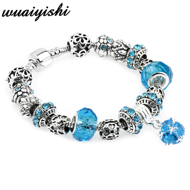 

AAA ariety of Design Charm Bracelet with Enamel Beads Women&Child Glass Fine Bracelet Fit Women Jewelry