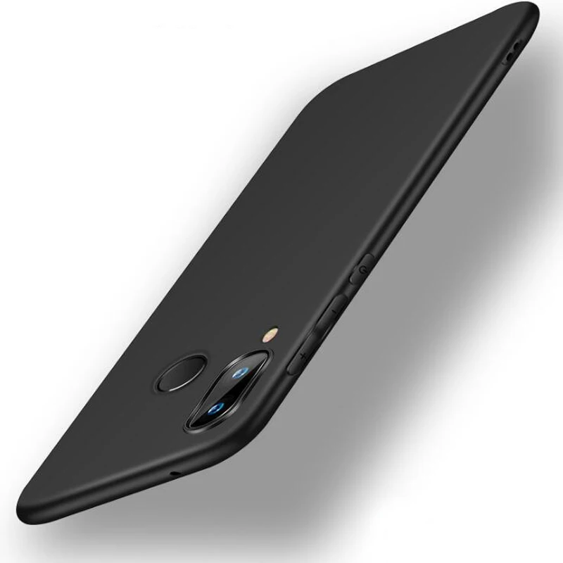 Чехол для Huawei P20 Lite P 20 противоударный силиконовый бампер из ТПУ матовая Броня Nova 3e