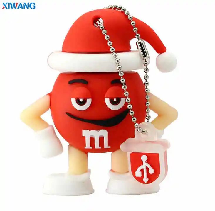 7 XIWANG USB флеш-накопитель 128 ГБ, флеш-накопитель, мультяшный снеговик, Рождественская елка, подарки, 64 ГБ, 32 ГБ, 16 ГБ, 8 ГБ, 4 Гб, олень, Санта-Клаус, ручка-накопитель - Цвет: 7