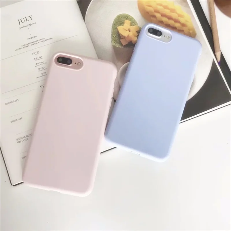 Мягкий силиконовый чехол из ТПУ в Корейском стиле для девочек iPhone 5 5S SE 6 S 7 8 Plus X 10