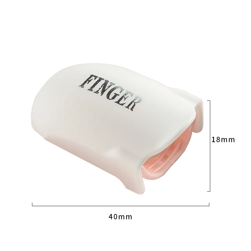 Nail Art Soak Off Finger cap Клип средство для снятия УФ гель-лака Советы Маникюр многоразовые сенсорный экран обертывание инструменты 5 шт/набор Белый пластик