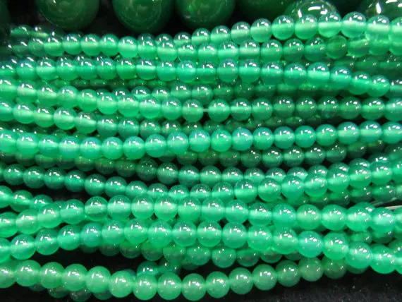 

high quality 2strands 6-20mm Natual green agate gemstone round ball emeral green red yellow jewelry beads