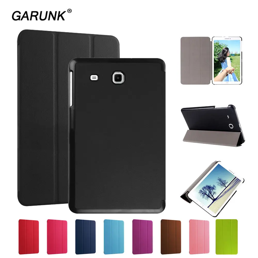 Чехол для планшета Samsung T560 T561 9 6 дюймов флип Фолио Galaxy Tab E защитный чехол Стенд