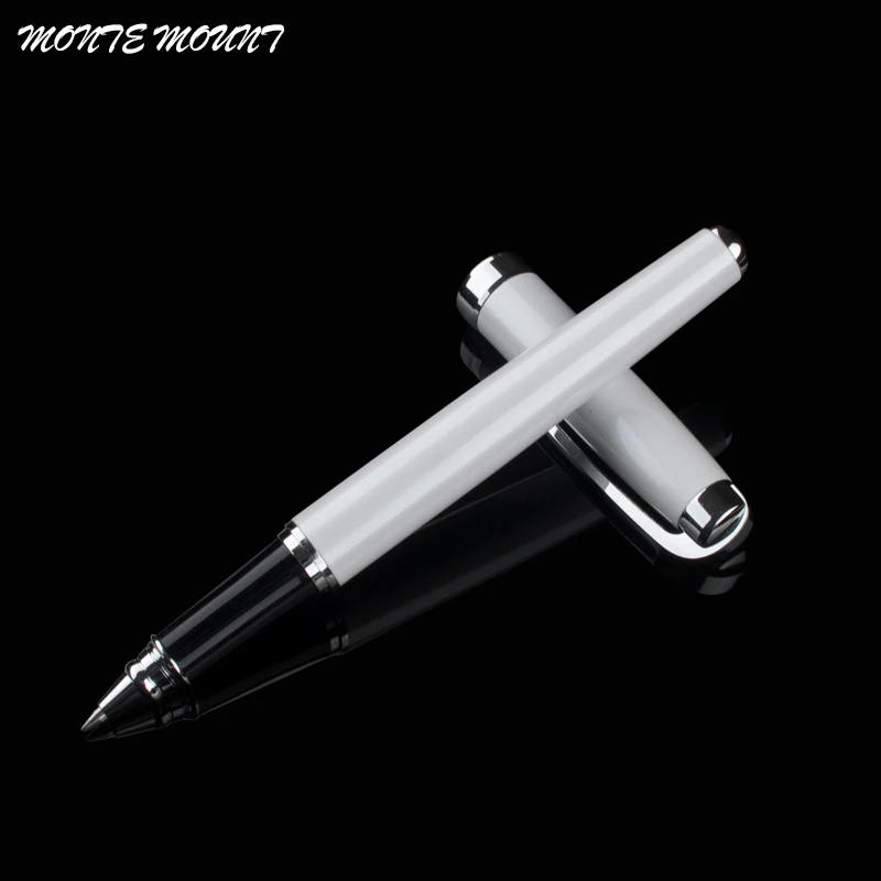 

Luxury MONTE MOUNT Porcelain white brand Roller ball pen stationery office school supplies writing smooth gift Pen