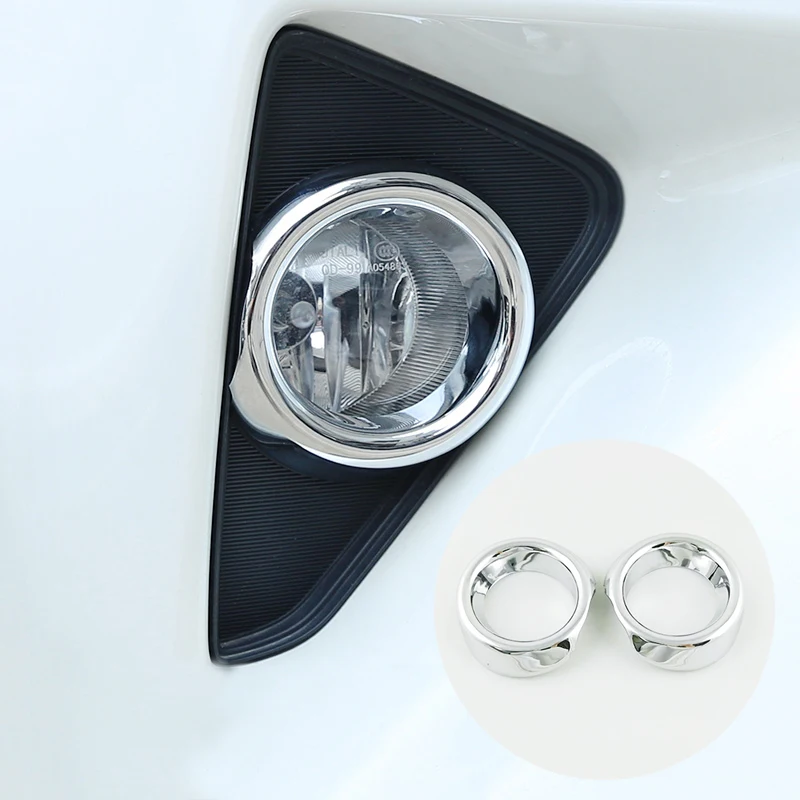 

ABS хром для Toyota RAV4 2016 2017 2018 автомобильные аксессуары передняя противотуманная фара крышка молдинг отделка Внешнее украшение