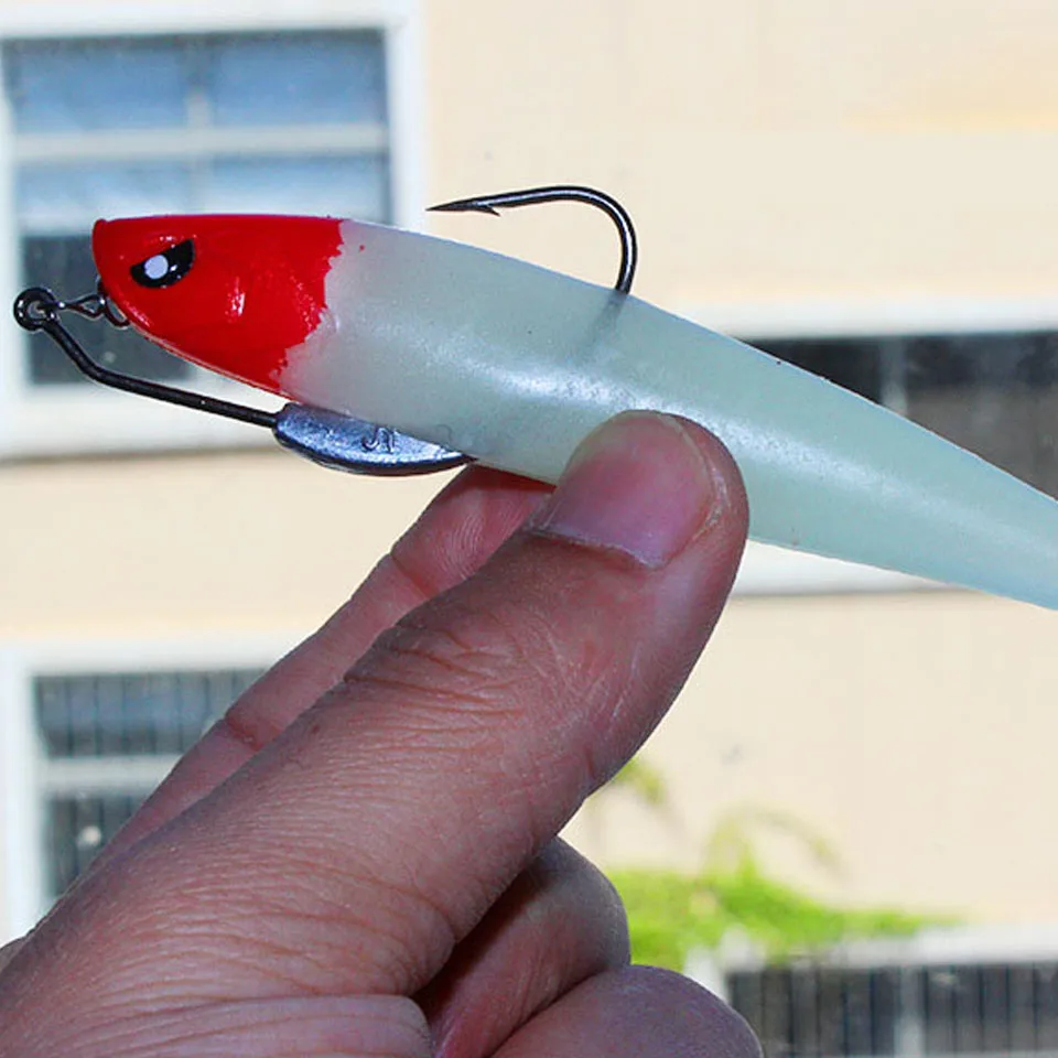 Футболка 1 шт. Мягкая приманка с хвостом рыболовные приманки искусственные Worm Alien