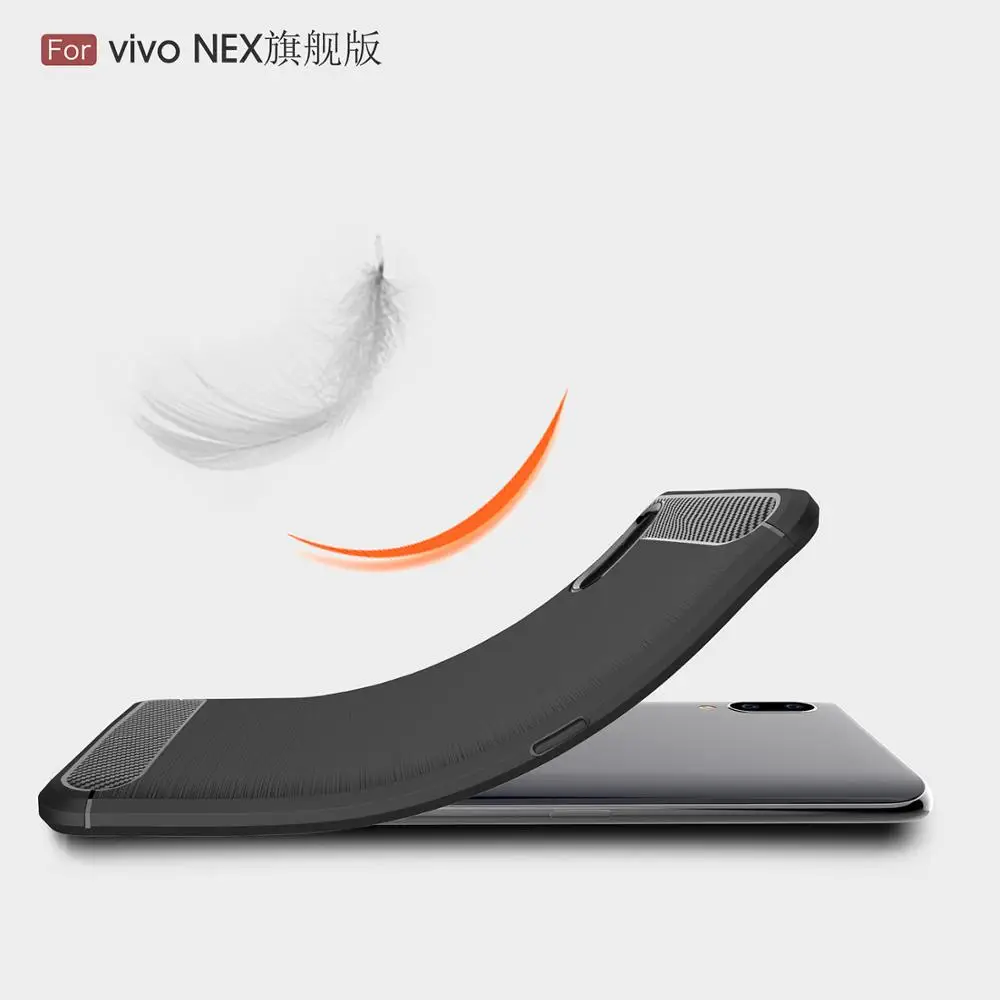 Прочный защитный чехол из углеродного волокна для VIVO Nex Ultimate и Phone Android|Бамперы| |