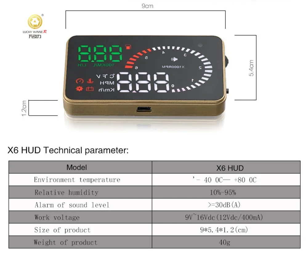 XUNMA Фирменная Автомобильная HUD Дисплей OBD2 II EUOBD система Предупреждение о превышении скорости проектор лобовое стекло авто электронная сигнализация напряжения
