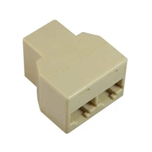2015 горячая RJ45 CAT 5 6 LAN Ethernet сплиттер разъем адаптера ПК | Строительство и ремонт