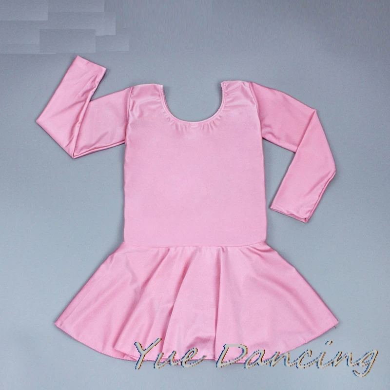 Трико с длинным/коротким рукавом для девочек детское гимнастическое трико