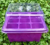 

Free shipping / High quality / 2 PARTS 12 holes /9 holes transparent box set piece box nursery tray tray seedlings