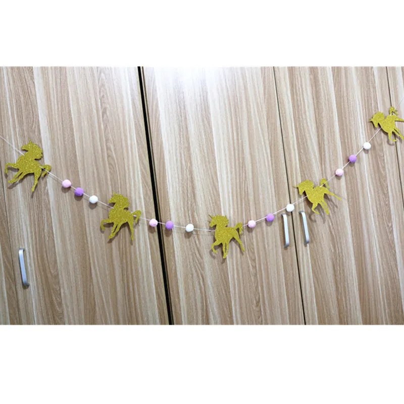 Шерстяные войлочные шары 2 м ручная работа декор для детской комнаты подвесная