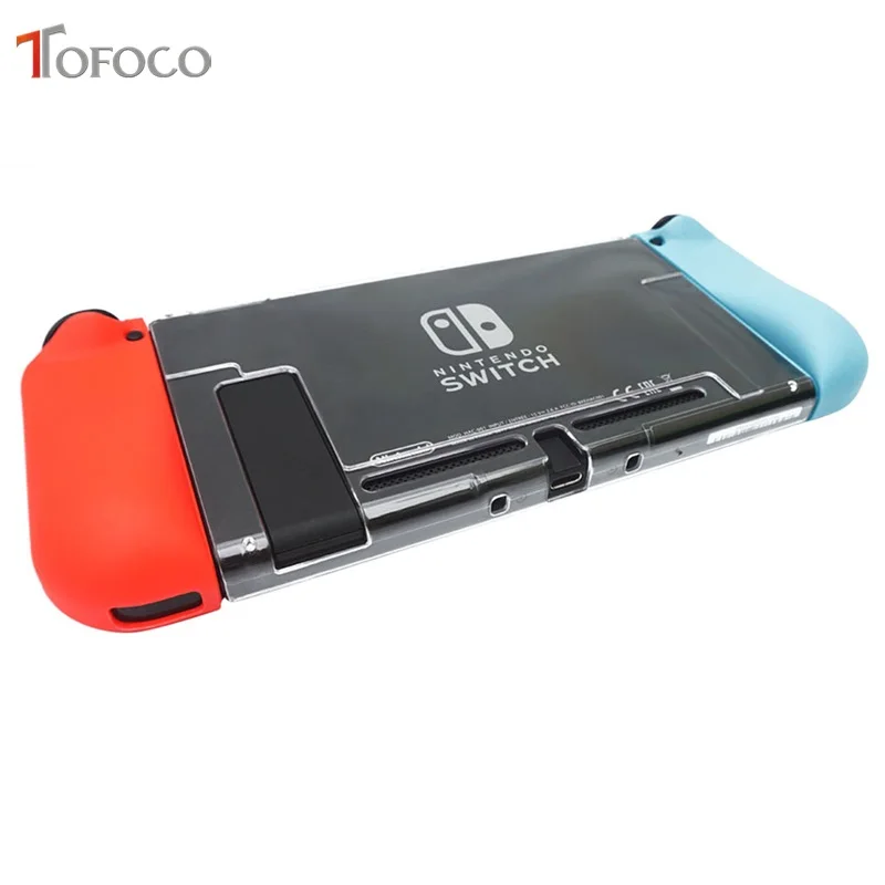 Защитный чехол TOFOCO из ТПУ для Nintendo Switch NS пыленепроницаемый прозрачный