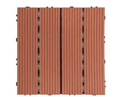 Mahogany color Chinese Mahogany color balcony floor Non-Slip wood plastic composite outdoor floor tiles waterproof Courtyard garden floor - Цвет: Mahogany color