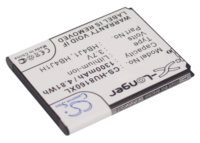 Высококачественный аккумулятор Cameron Sino 1300 мАч HB4J1 HB4J1H для Huawei C8500 T8100 T8300 U8120 U8150 U8160