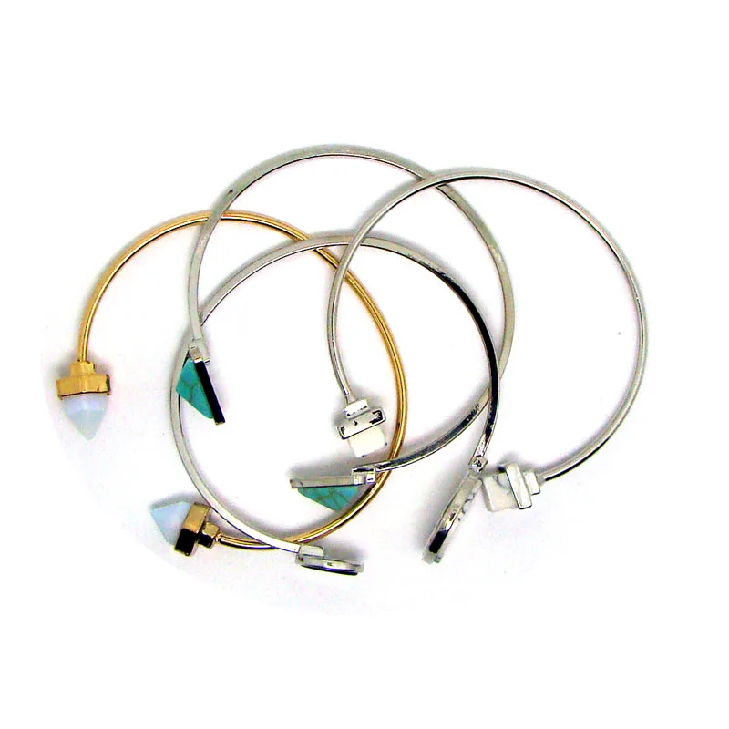 Геометрический калаит из искусственного мрамора Howlite пуля заживляющая точка