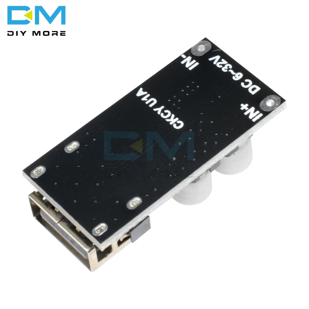 10 штук в наборе USB DC-DC понижающий преобразователь зарядки Шаг вниз на печатной плате модуль быстрого Зарядное устройство 6 V-32 V 9V 12V 24V постоянного тока до 3V 5V 12V