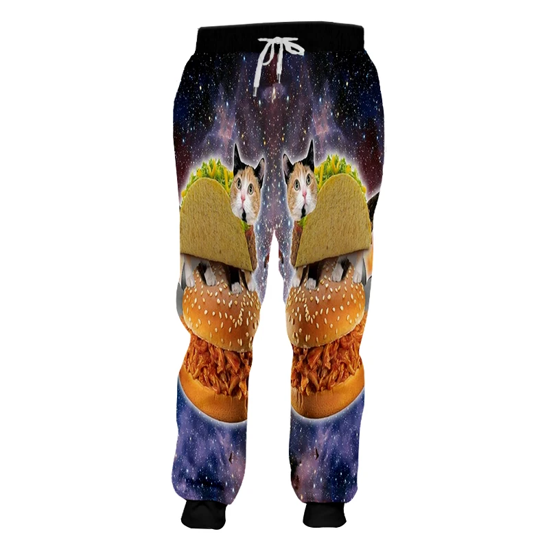 OGKB Homme Loose GYMS 3D Harem Pants Printed American Flag Eagle Casual Large Size Habiliment For Men Spring Sweatpants | Мужская одежда