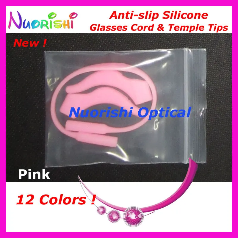 

20 sets T2810B Silicone Anti Slip Sunglass Eyewear Eyeglass Glasses Lanyard and Ear Hook Temple Tip Sports Holder Free Shipping