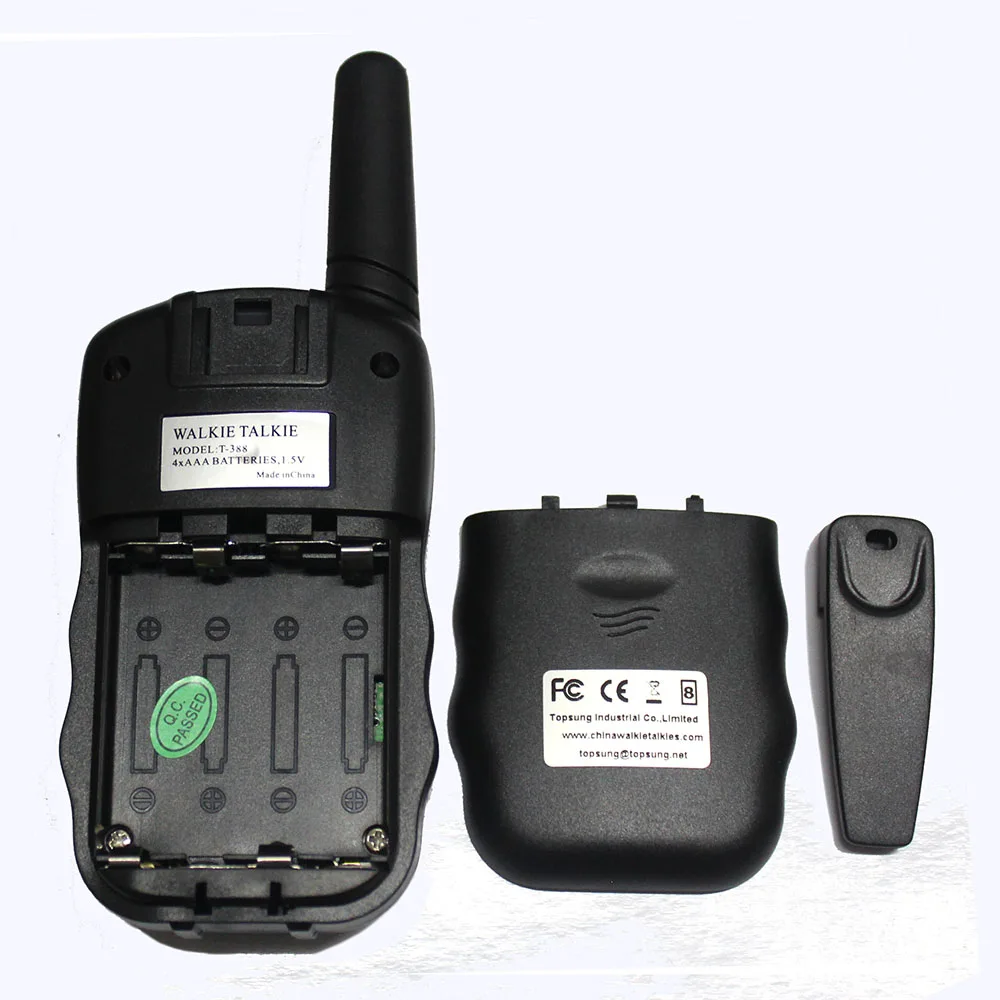 2 шт. FRS/GMRS 462-467 МГц Walkie Talkies пара T388 портативное 2-стороннее радио Внутреннее