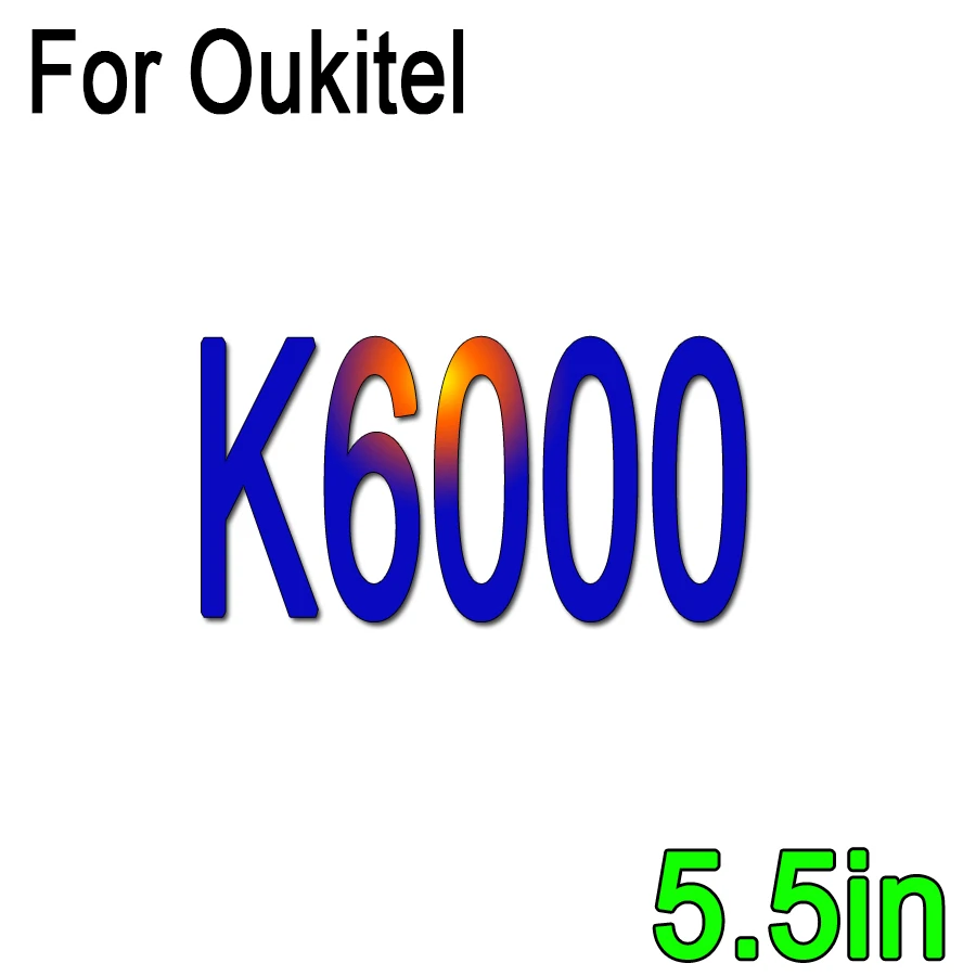 2 шт для Oukitel K 10000 закаленное стекло для Oukitel U7 U15 Pro K6000 K10000 C4 9H 2.5D высококачественный чехол с защитной пленкой для экрана - Цвет: For Oukitel K6000