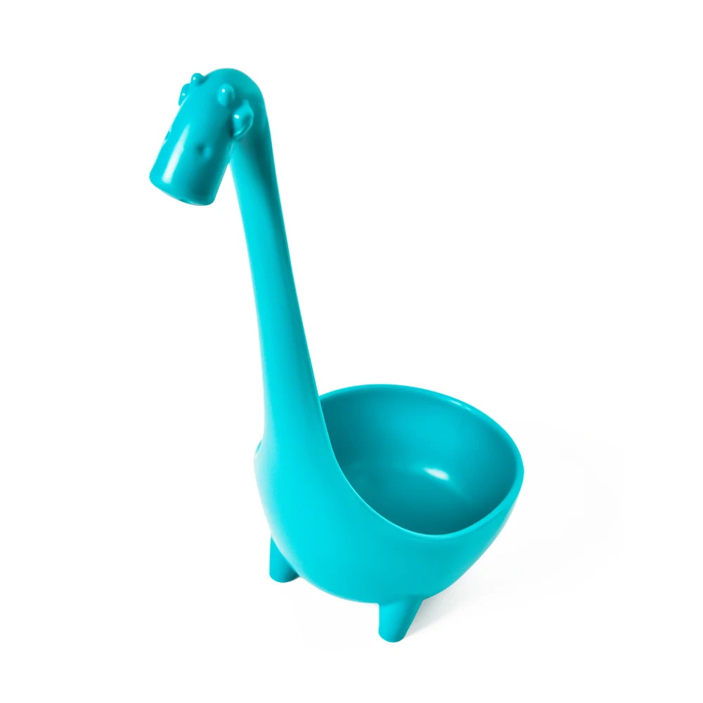 Spoon Blue FHEAL 1 шт. пищевой ПП милый жираф суповая ложка с длинной ручкой половник-дуршлаг посуда столовая посуда многоразовый ковш Кухонные гаджеты - Цвет: Spoon Blue
