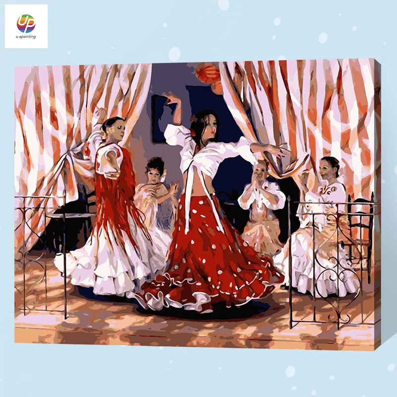 Набор для рисования по номерам на холсте без рамки|digital painting|canvas paintingdiy digital painting |