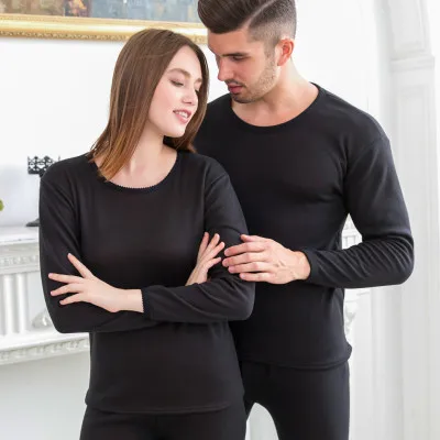 Winter Velvet Thick Men's Thermal Underwear Warm Layered Clothing Pajamas Thermos Long Johns For Men Second Thermal Male Skin