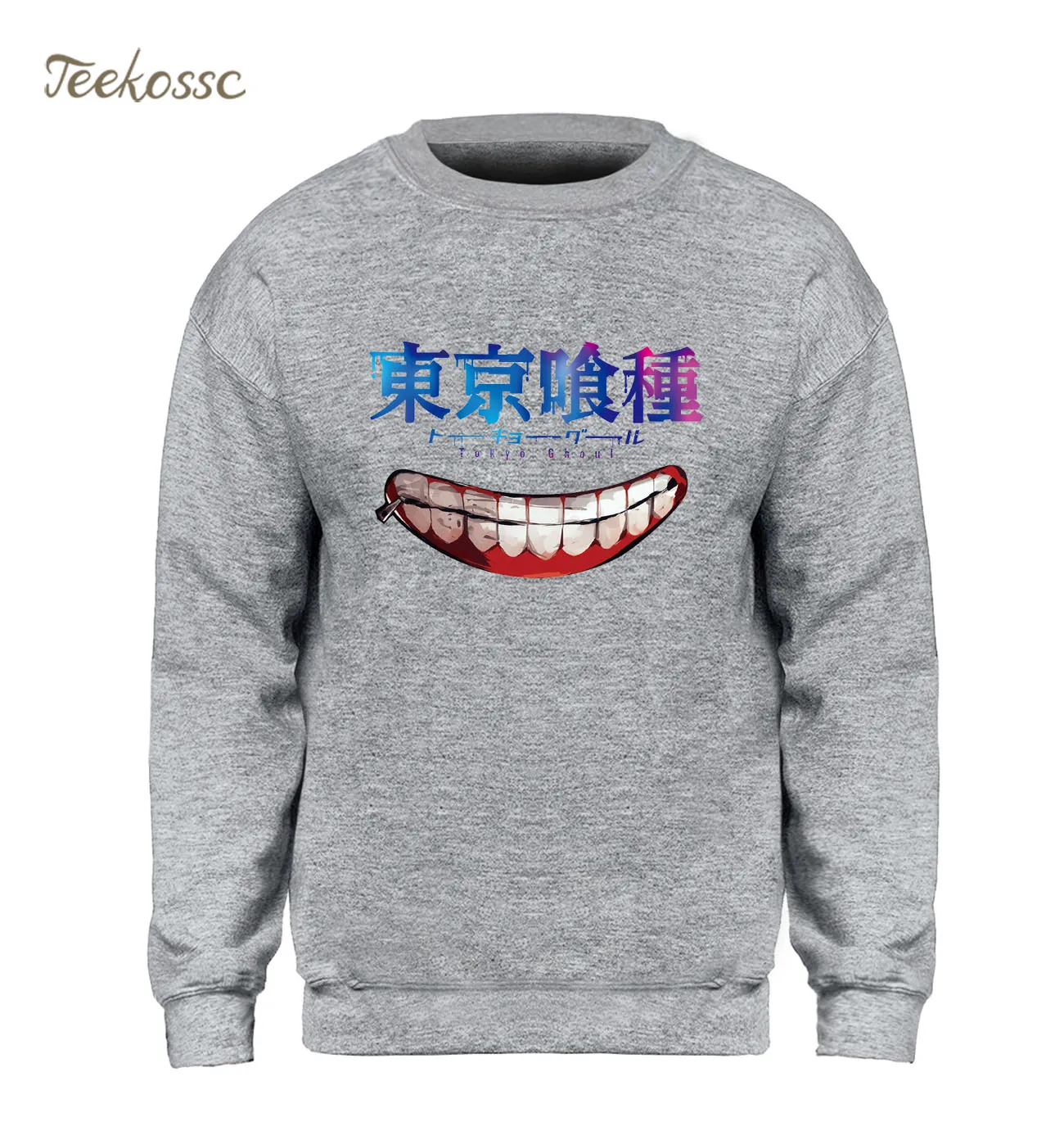 Мужская толстовка с капюшоном в сасуке ниндзя Tokyo Ghoul круглым вырезом японском