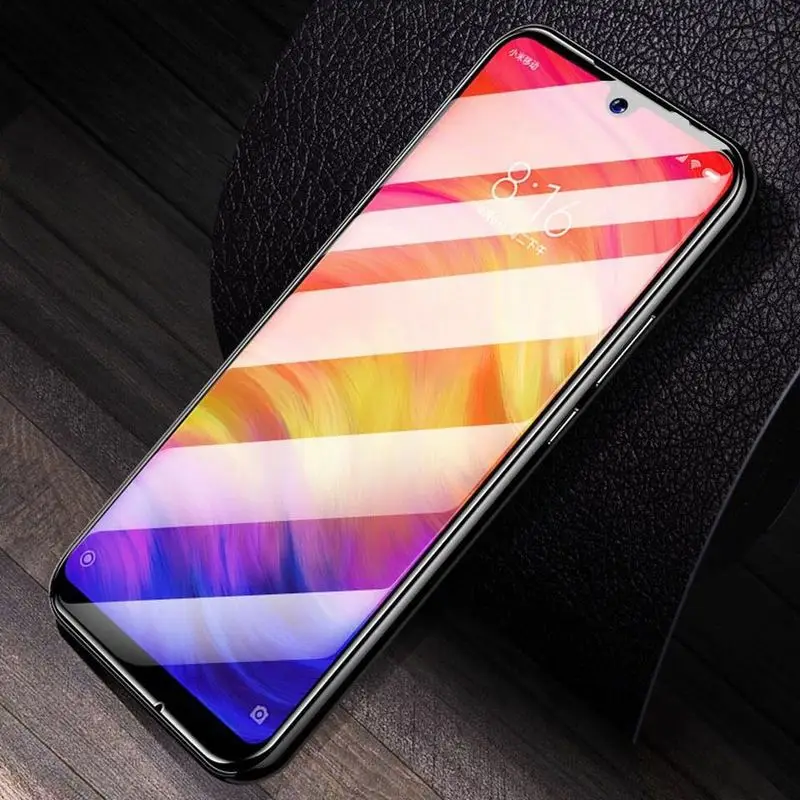 9H закаленное стекло для Xiaomi Redmi Note 7 6 Pro 3D полное покрытие Защита экрана 5 5a 4 4X