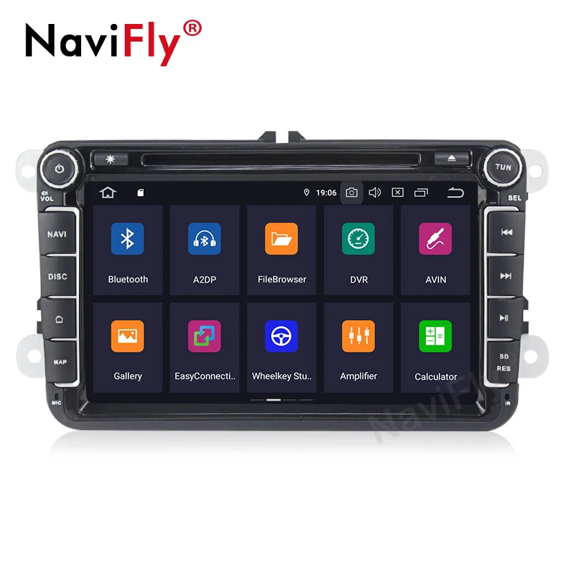 Бесплатная доставка! 8 &quotAndroid 9 0 IPS DSP автомобильный dvd плеер GPS Navi для VW/Golf 5