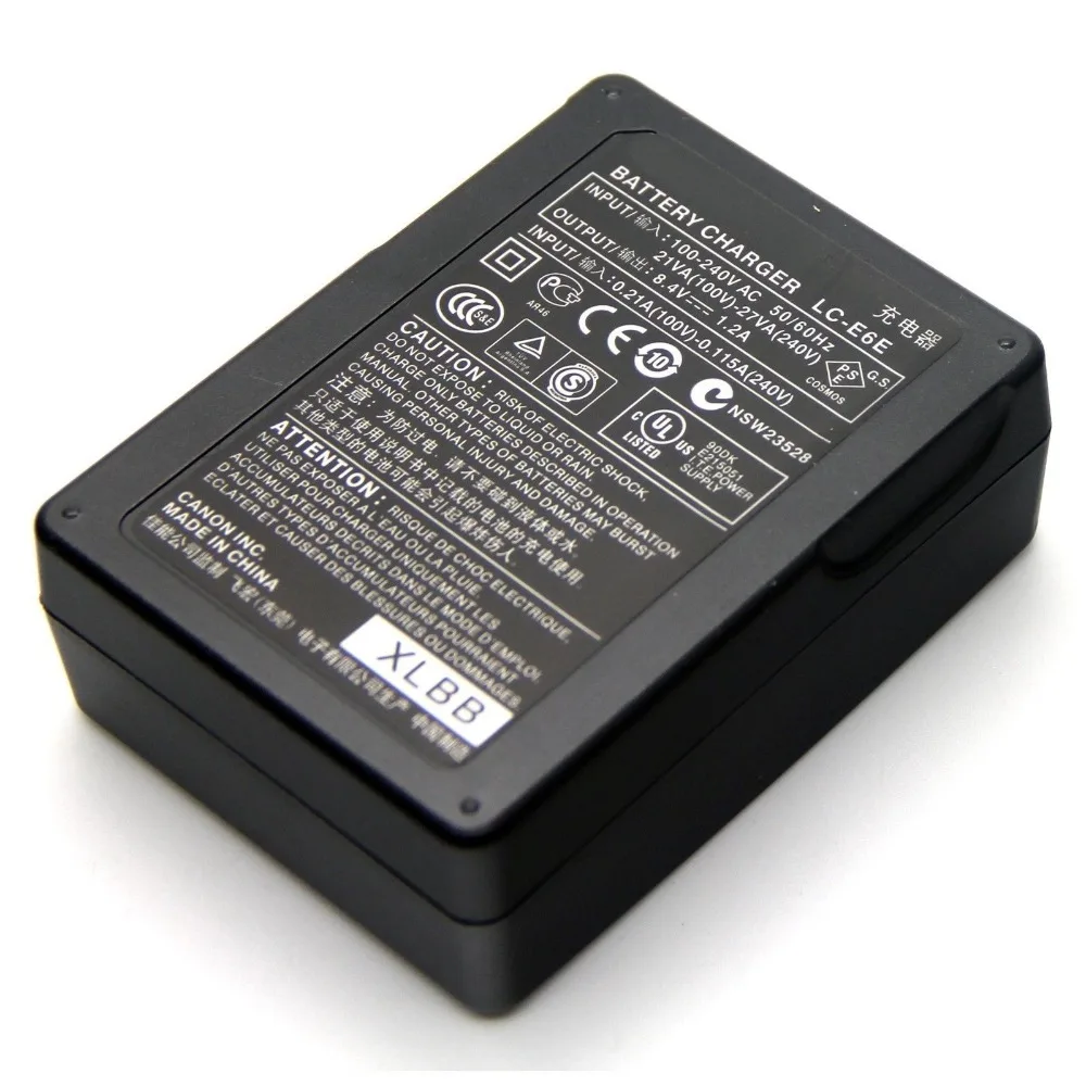 Батарея Зарядное устройство для Canon Камера LP E6 LPE6 LCE6 LC E6E CBC E6N 70D EOS 7D 5DS R 80D Mark