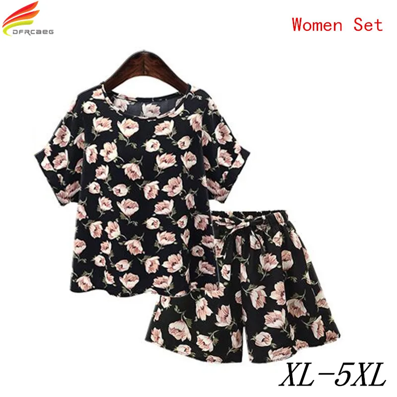 Женский комплект из 2 предметов топ с коротким рукавом и шорты в европейском