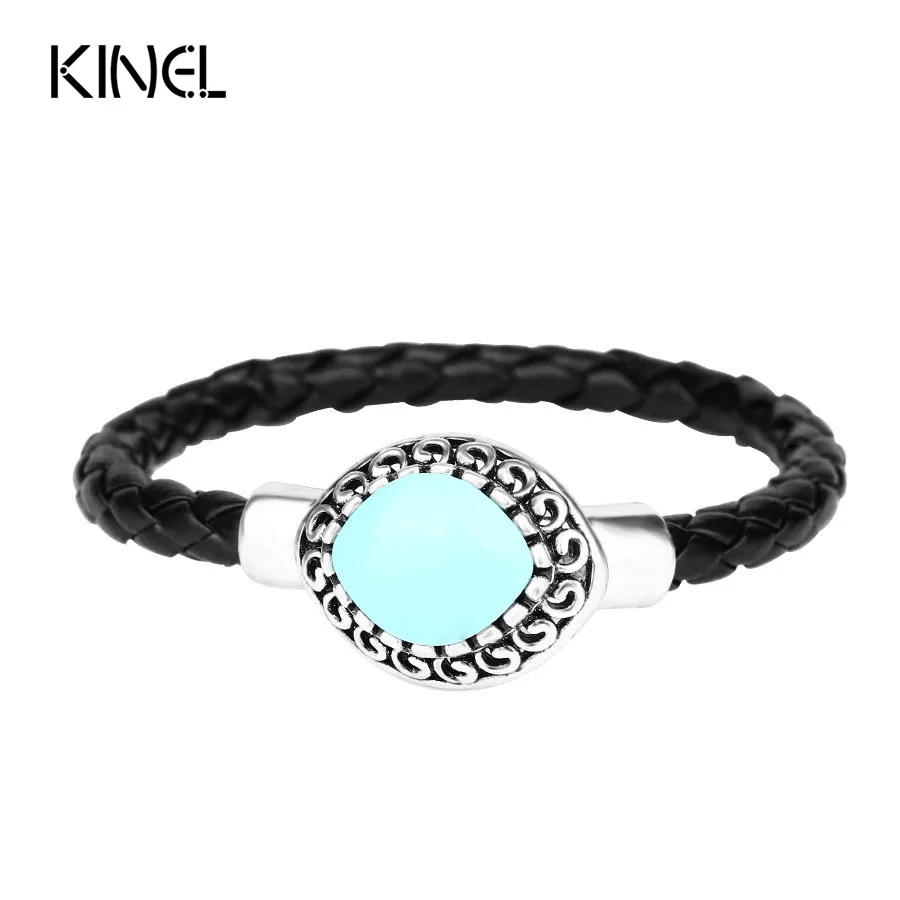 Новые турецкие Синие Ювелирные изделия винтажные очаровательные плетеные