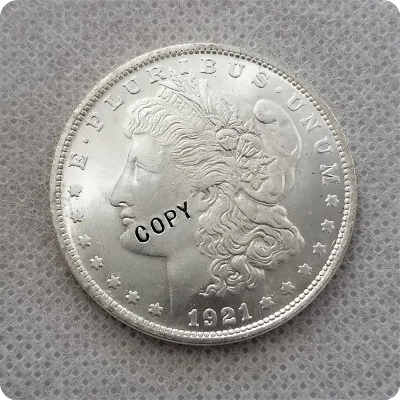 США 1921-P S D Morgan Dollar UNC МОНЕТА КОПИЯ памятные монеты-Реплика монеты медаль