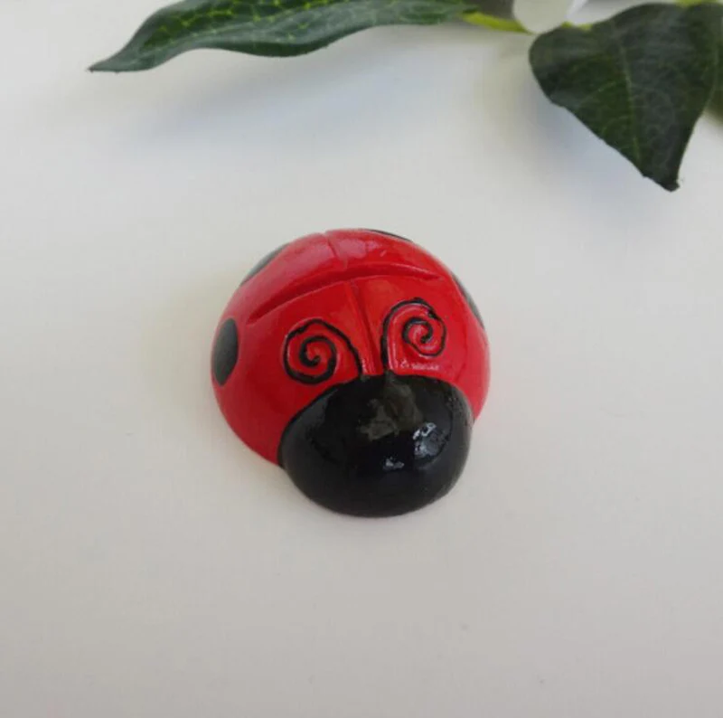 10 шт. Красная божья коровка номер стола Место держатель карты для свадебной