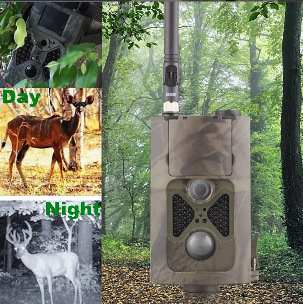 2G MMS Hunting Trail Camera SMTP SMS Celluar Wireless  Photo Traps  HC550M Wildlife Surveillance  940NM Night Vision Cameras