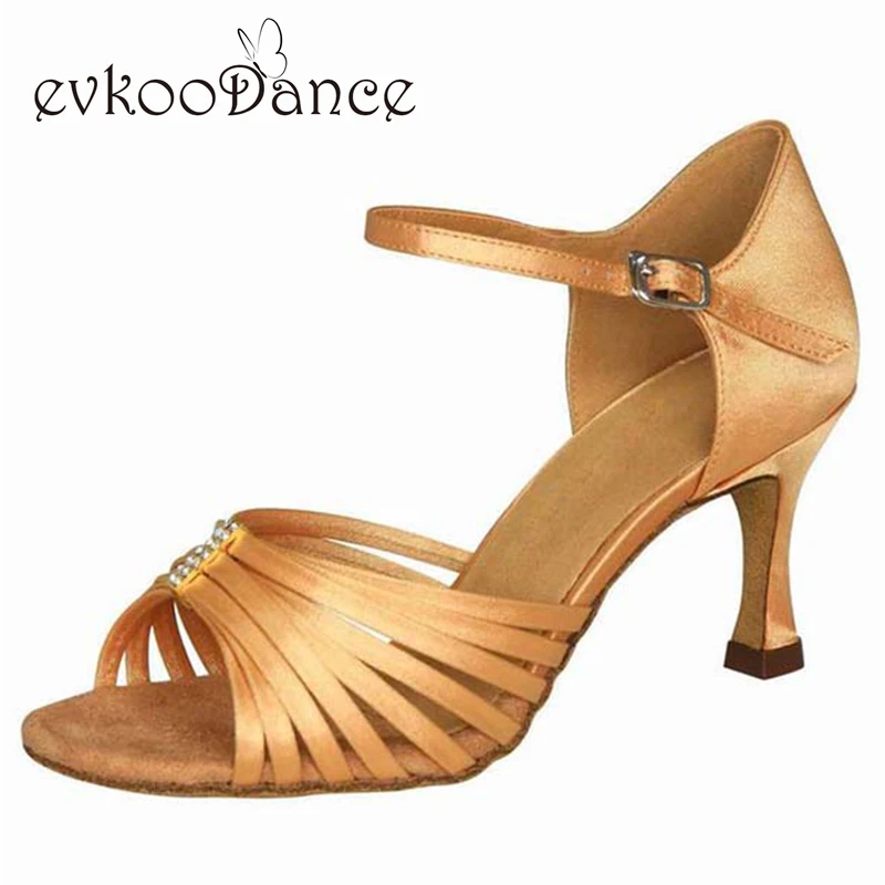 Цвет хаки коричневый черный серебристый размеры США 4 12 Zapatos De Baile высота каблука 7