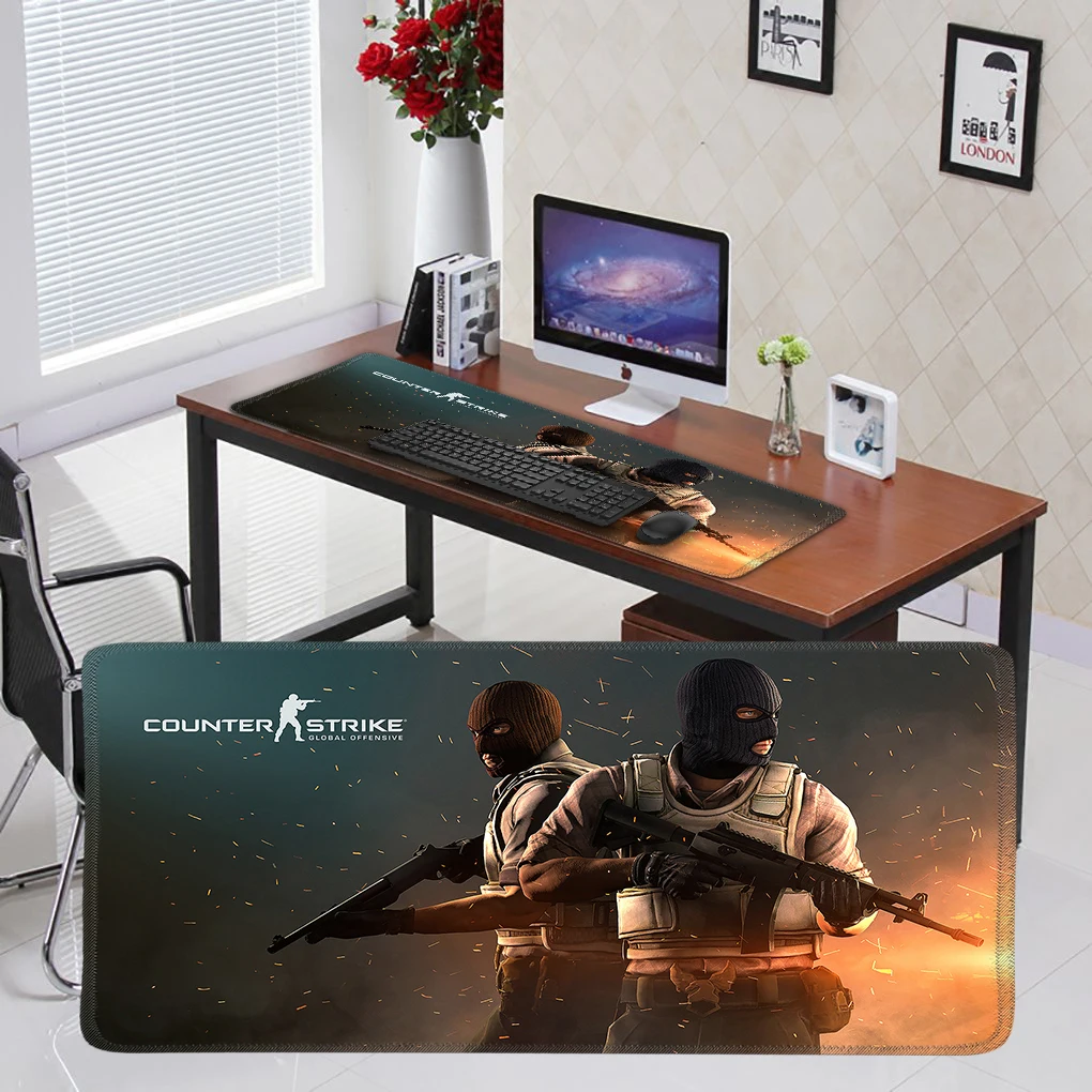 YIMAOC 30*70 см большой коврик для мыши геймерский резиновый игровой Настольный с