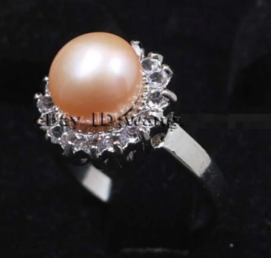 good Bridal Wedding shipping&gt &gt&gt&gtNoblest Silver Pink akoya pear ring size 7 8 9 AAA | Украшения и аксессуары