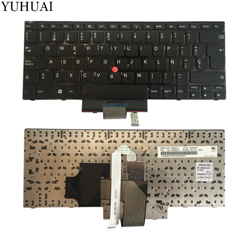 Новая клавиатура SP для ноутбука LENOVO THINKPAD E420 E425 E320 E325 черная испанская 04W0810|laptop