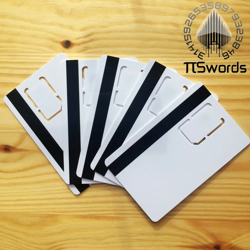 5 шт./лот Java jcop21 J2A040 JCOP 21 с Hi-co Mag 2FF Стандартный 3FF Micro Sim Размер Comobo IC подключение смарт-карты с TK значением