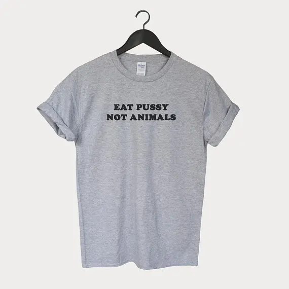 Футболка с карманами eat pussy not animals vegan унисекс большие размеры и Color F013|Футболки| |