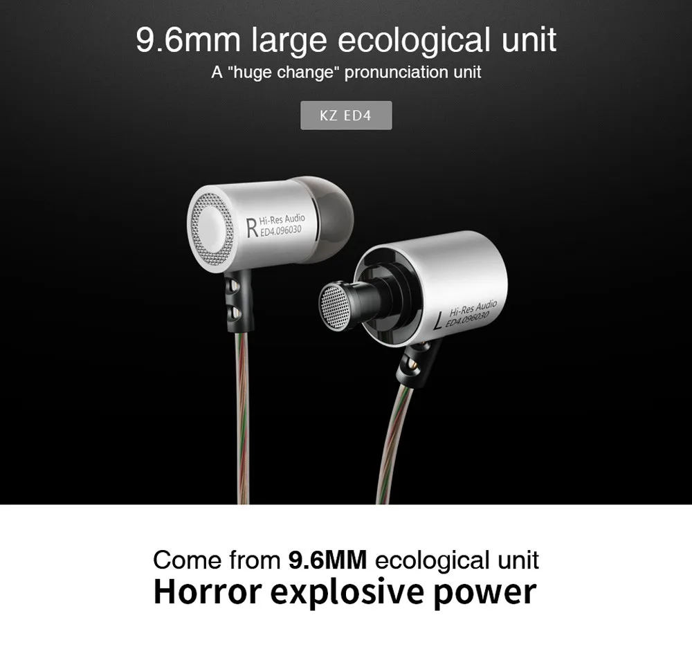 Toopoot KZ-ED4 сабвуфер HIFI наушники гарнитура Мониторинг Прямая поставка | Электроника