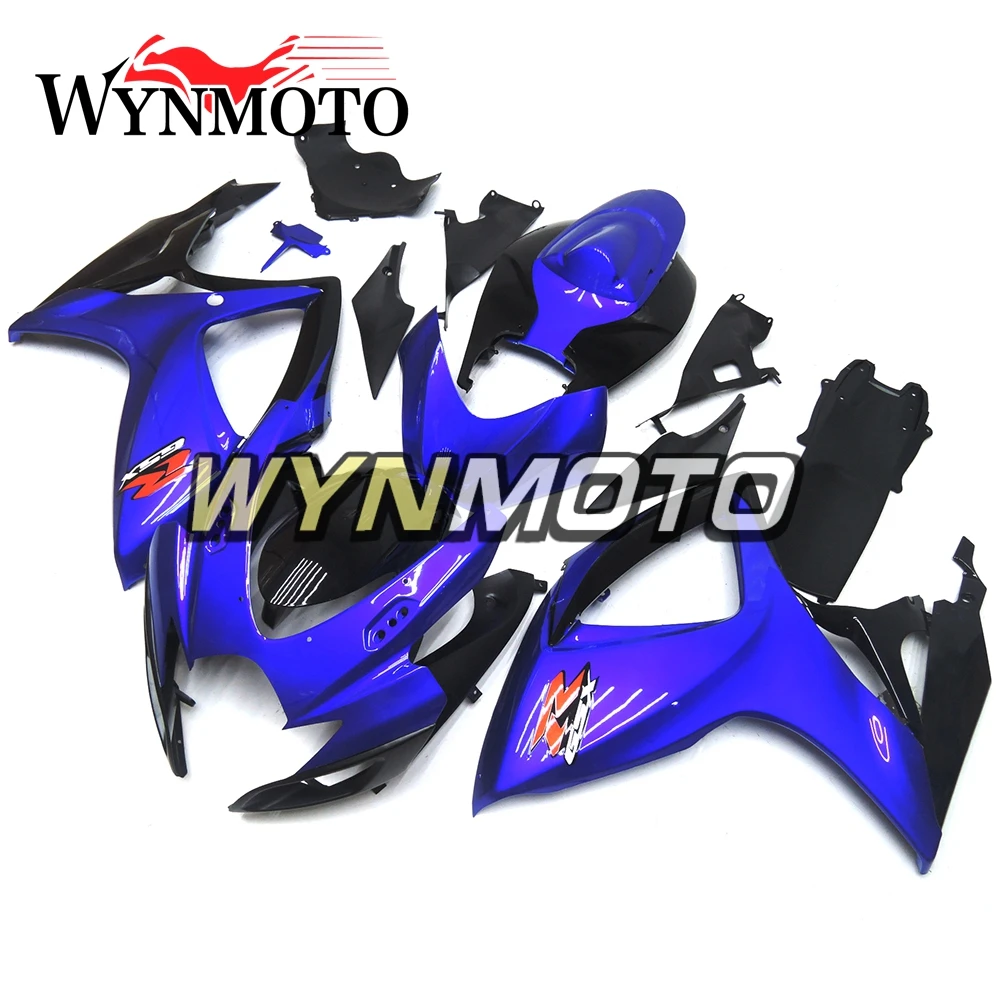 

Complete Fairings Kit For GSXR600 750 06-07 2006 2007 K6 Injection ABS Plastics Fairing Bodywork Cowlings Blue Panels Covers New