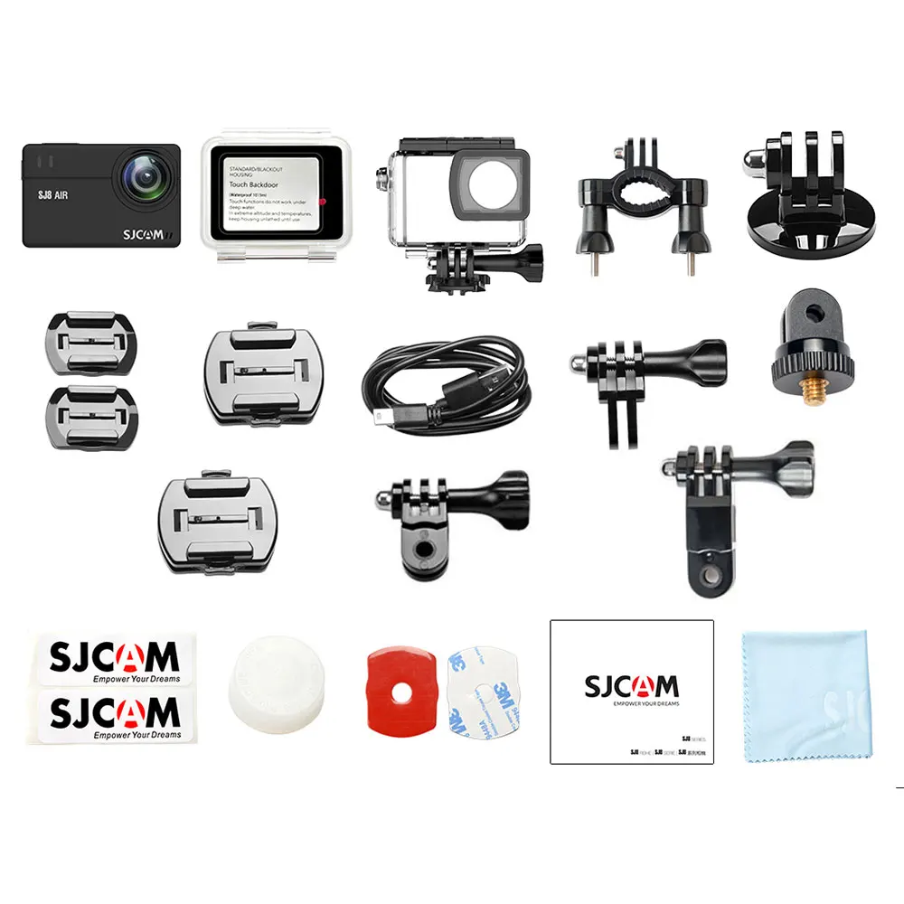 Оригинальный SJCAM SJ8 Pro/SJ8 Plus/SJ8 экшн камера WiFi 4 к 1200 мАч HD DVR видеокамера пульт