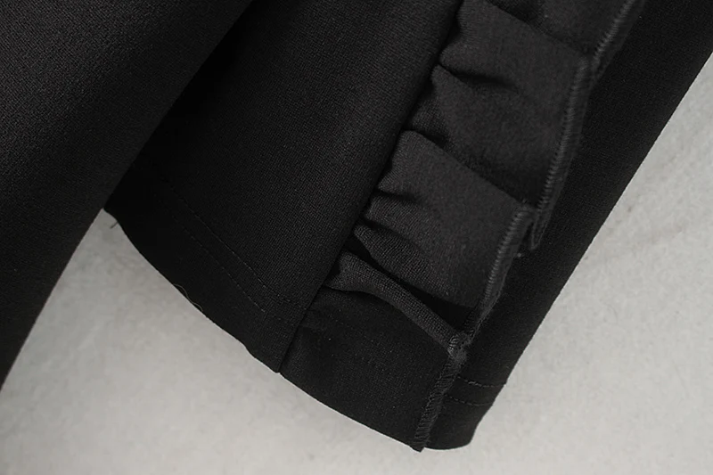 2018 женские черные платье Slim Fit пространство слой до колен весенние летние платья