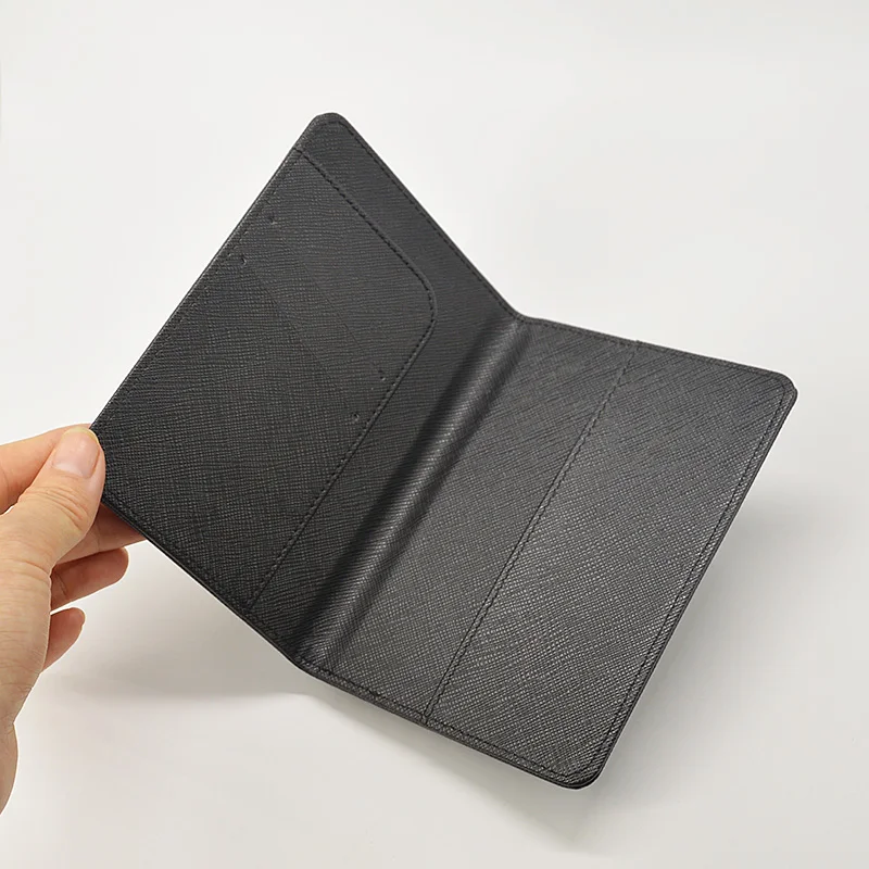 Черная Обложка для паспорта чехол из искусственной кожи паспортов мужской