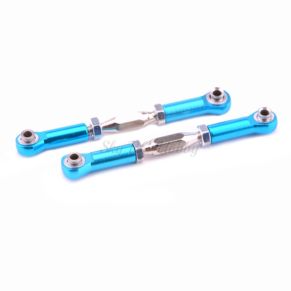 

Рулевая тяга из алюминиевого сплава, обработанная на станке с ЧПУ, стержень сервопривод, запасной аксессуар для HSP 94111/94188, обновление радиоу...