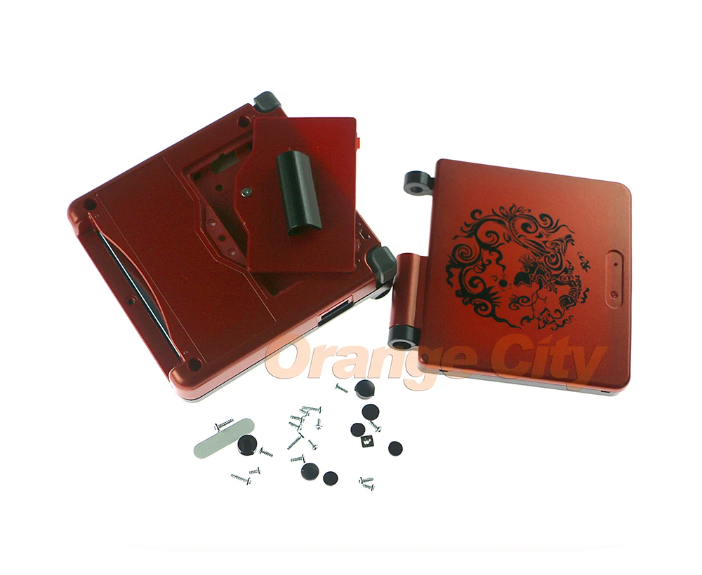 ChengChengDianWan Red Chinese Dragon Limited Edition чехол с полным покрытием корпуса для Gameboy Advance GBA SP